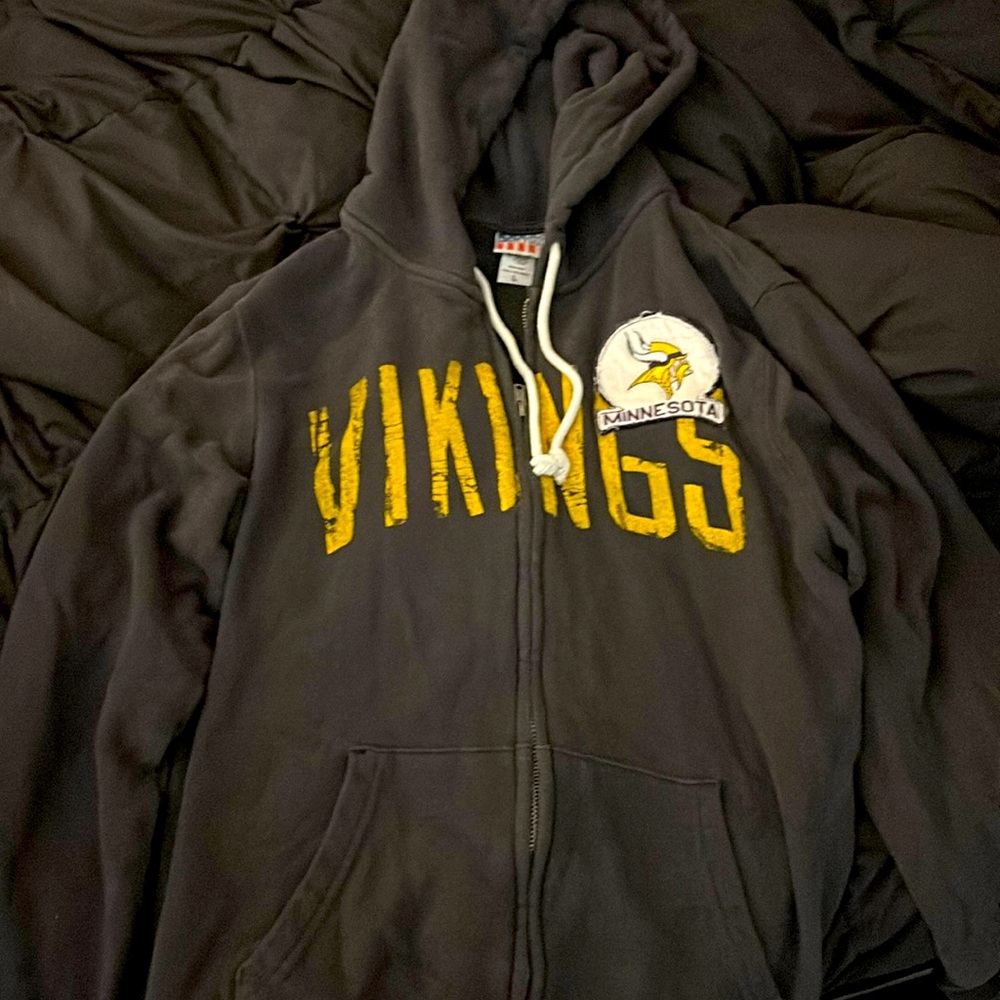Minnesota Vikings Zip-Up Sweatshirt L 💫💫